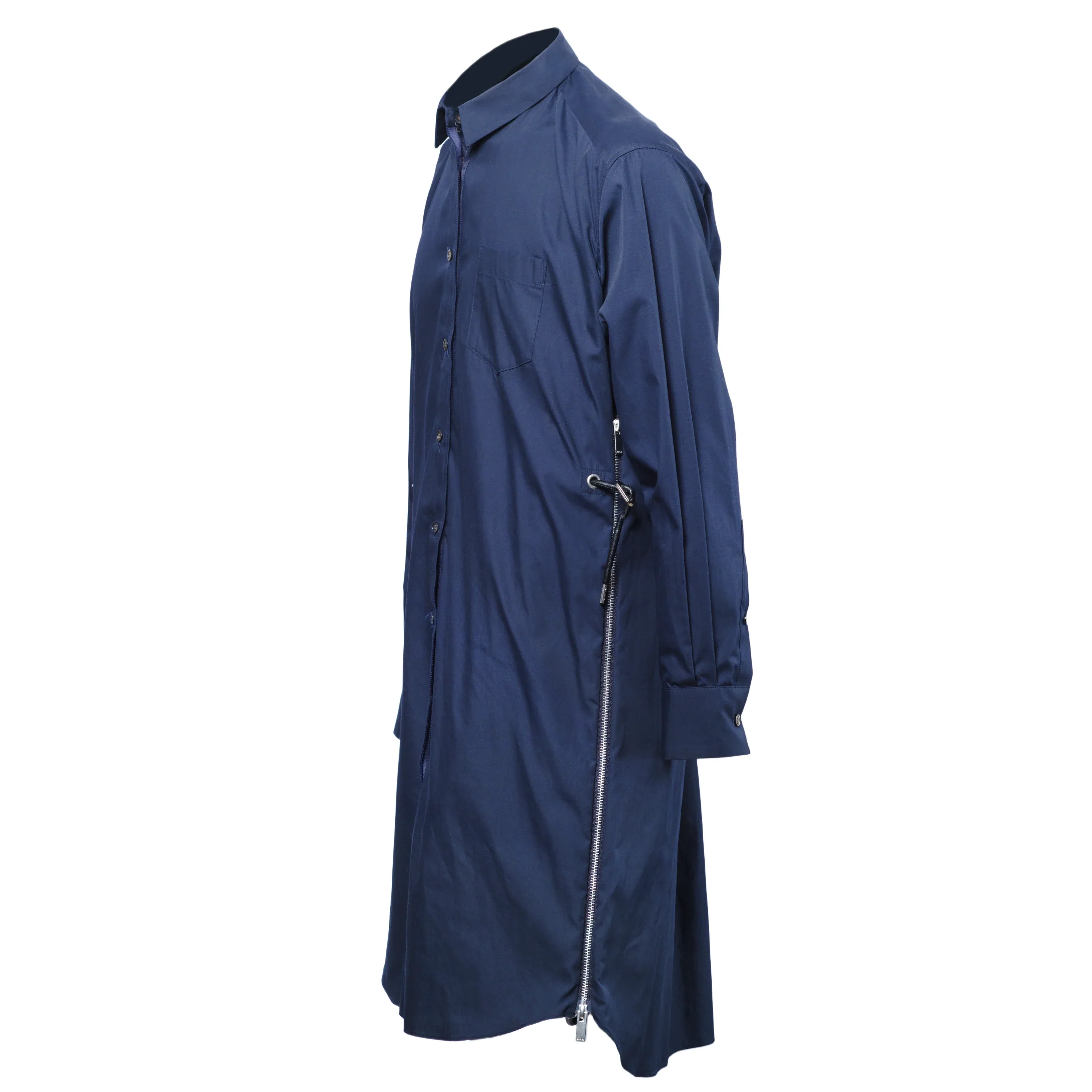 Sacai Hybrid Docking Shirt-Coat -'20s - Image 5