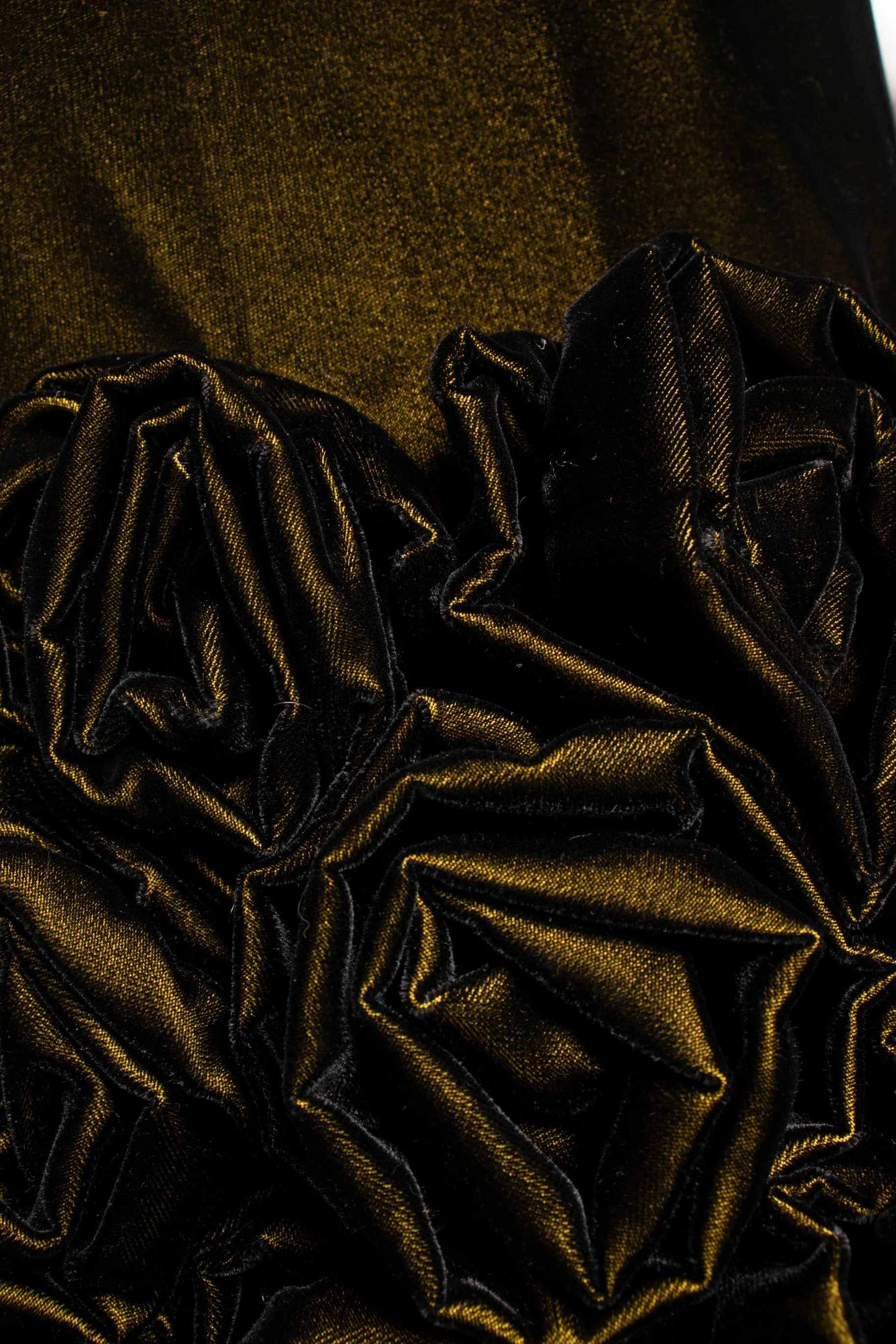 Scaasi Green Velvet Cocktail Dress - Image 10