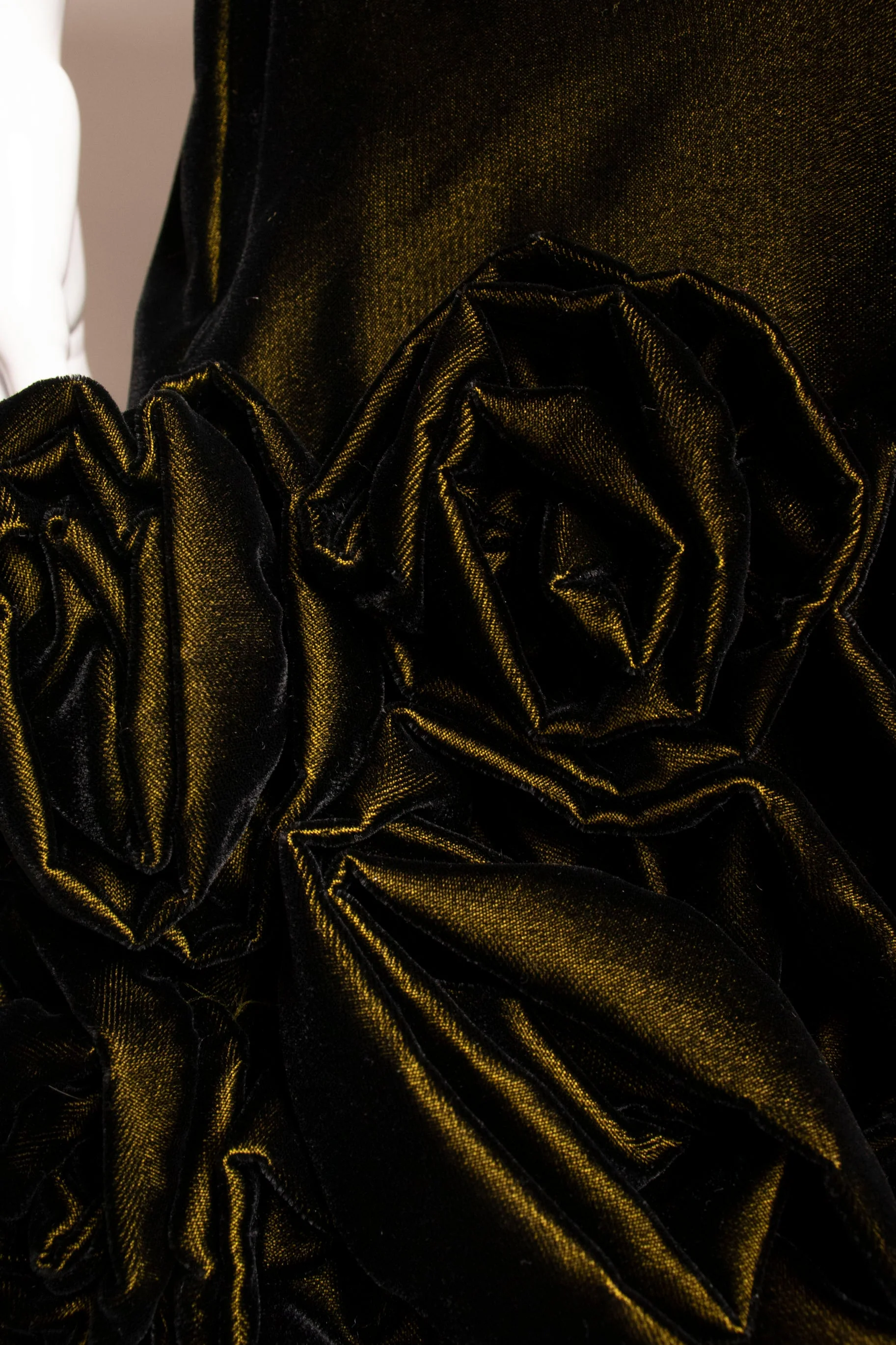 Scaasi Green Velvet Cocktail Dress - Image 29