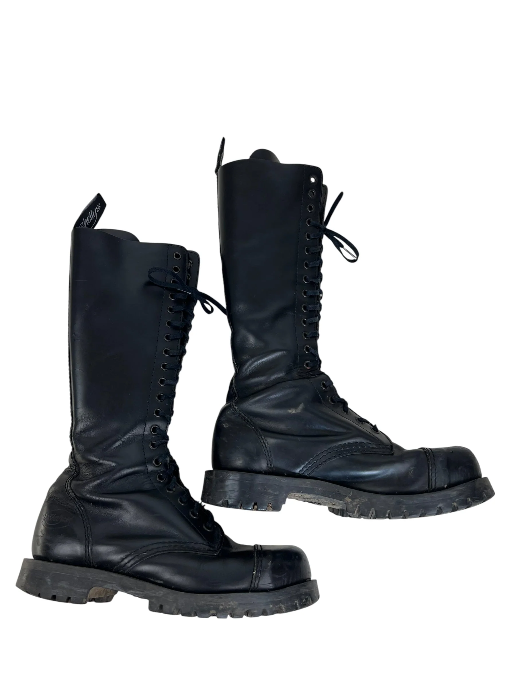 Shellys 1990s steel toe cap 20-eyelet boots - Image 6