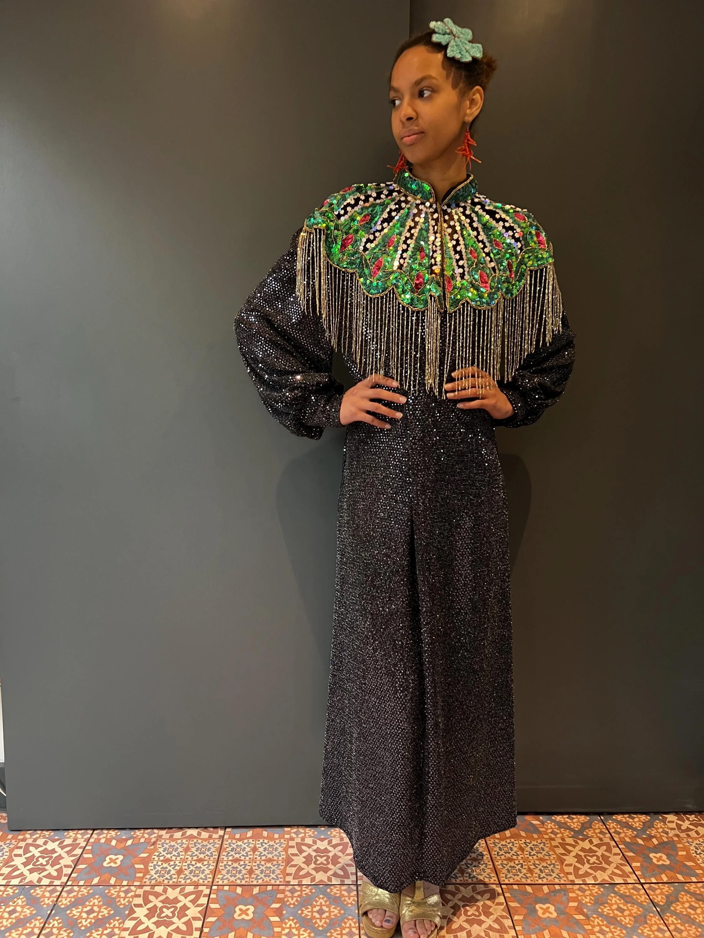 Shimmy Cha Cha  Sequin Cape - Image 3