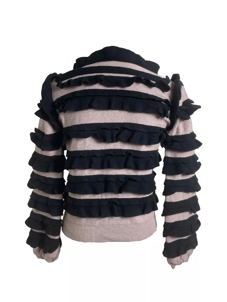 Sonia Rykiel Ruffle Button-Up Cardigan - Image 2