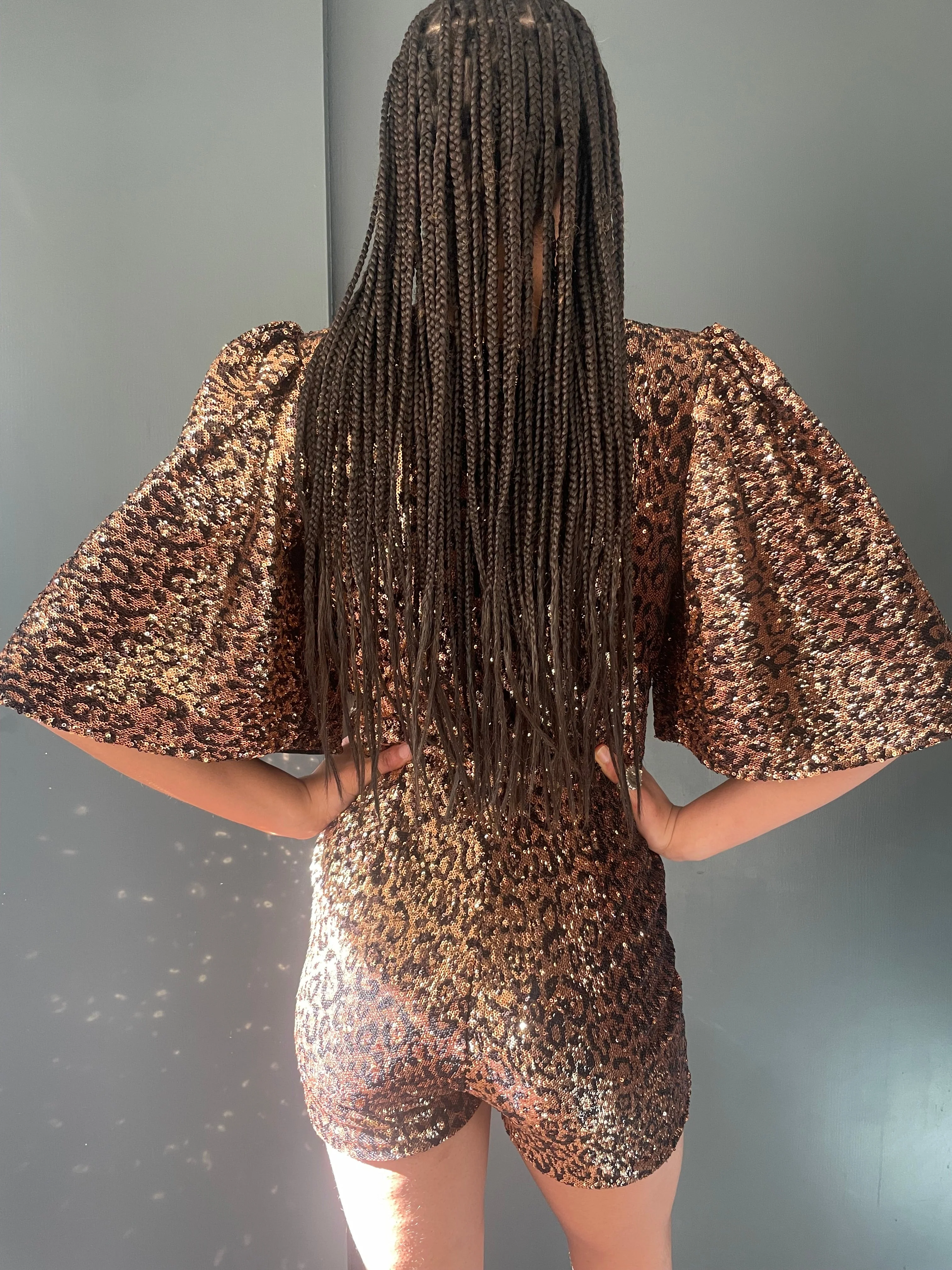 Sophie B Playsuit in Leopard Print - Image 6