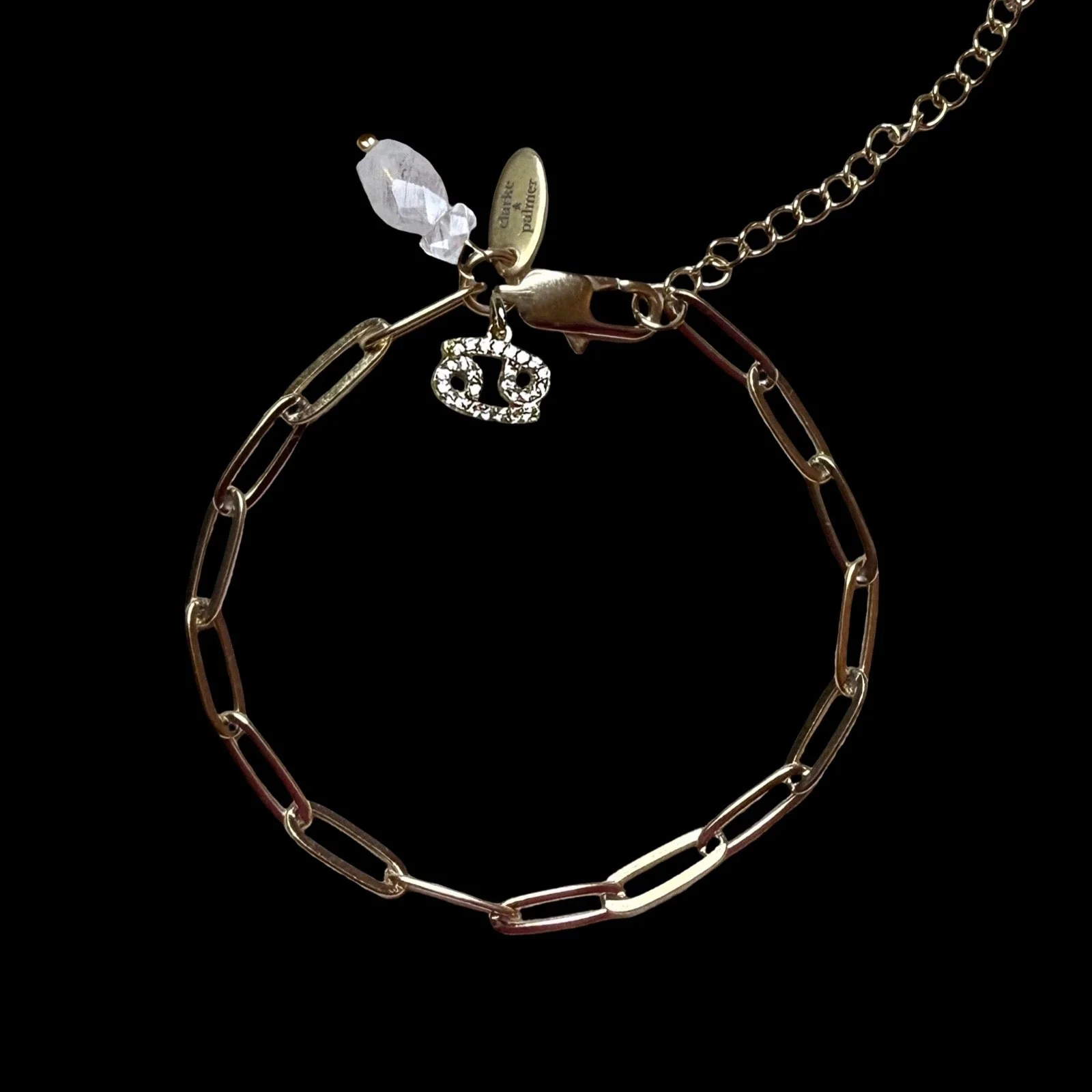Star Sign & Birthstone Necklace (Gemstone Inlay Edition) - & Bracelet Duo Gold Vermeil Gemstone - CLARKE PALMER - Image 10