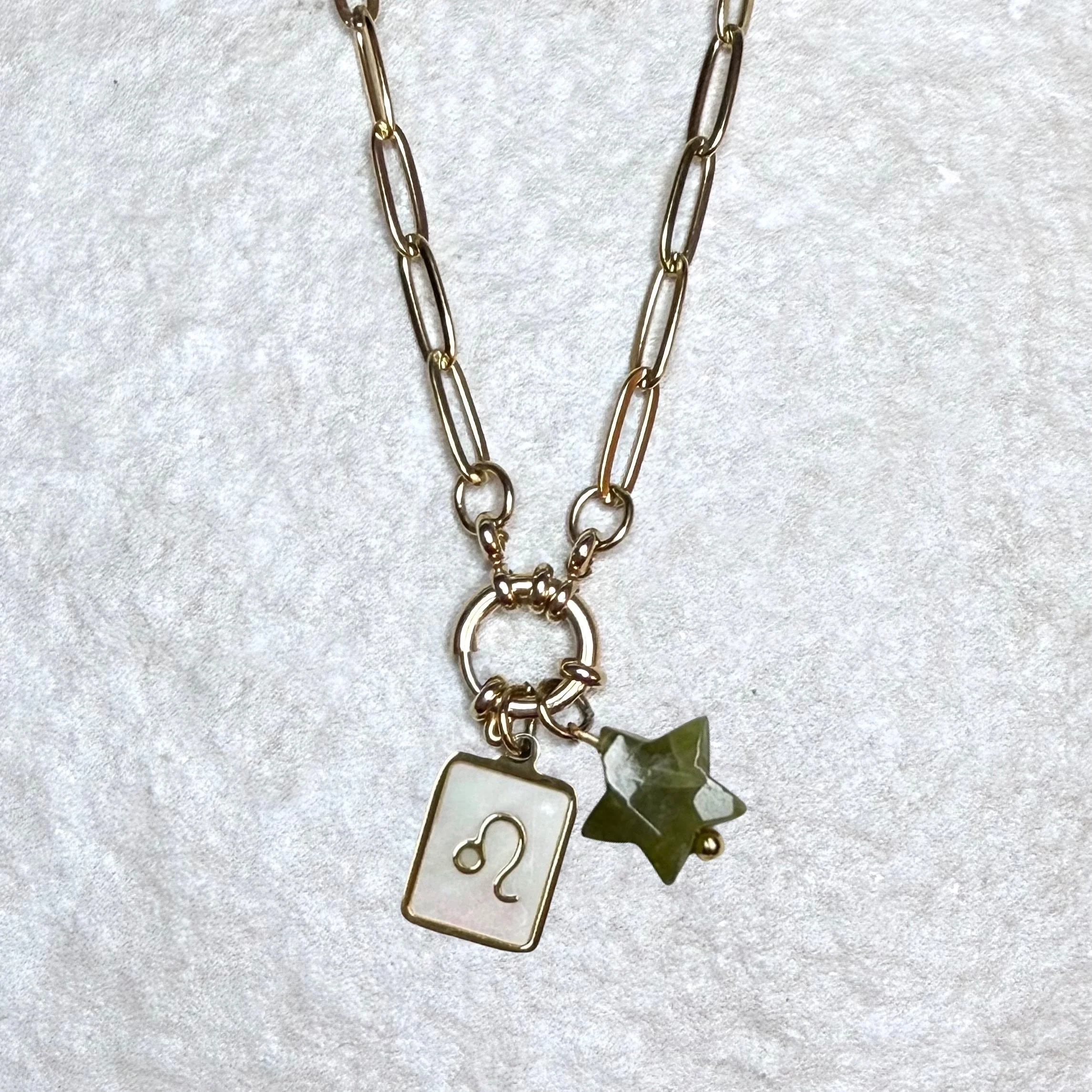 Star Sign & Birthstone Necklace - Gold Vermeil Gemstone - CLARKE PALMER - Image 17