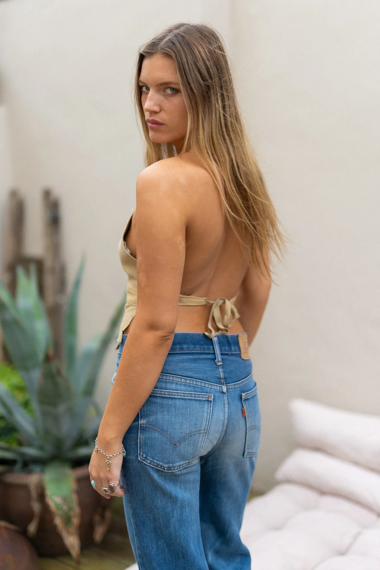 SUEDE HALTER TOP - Image 14