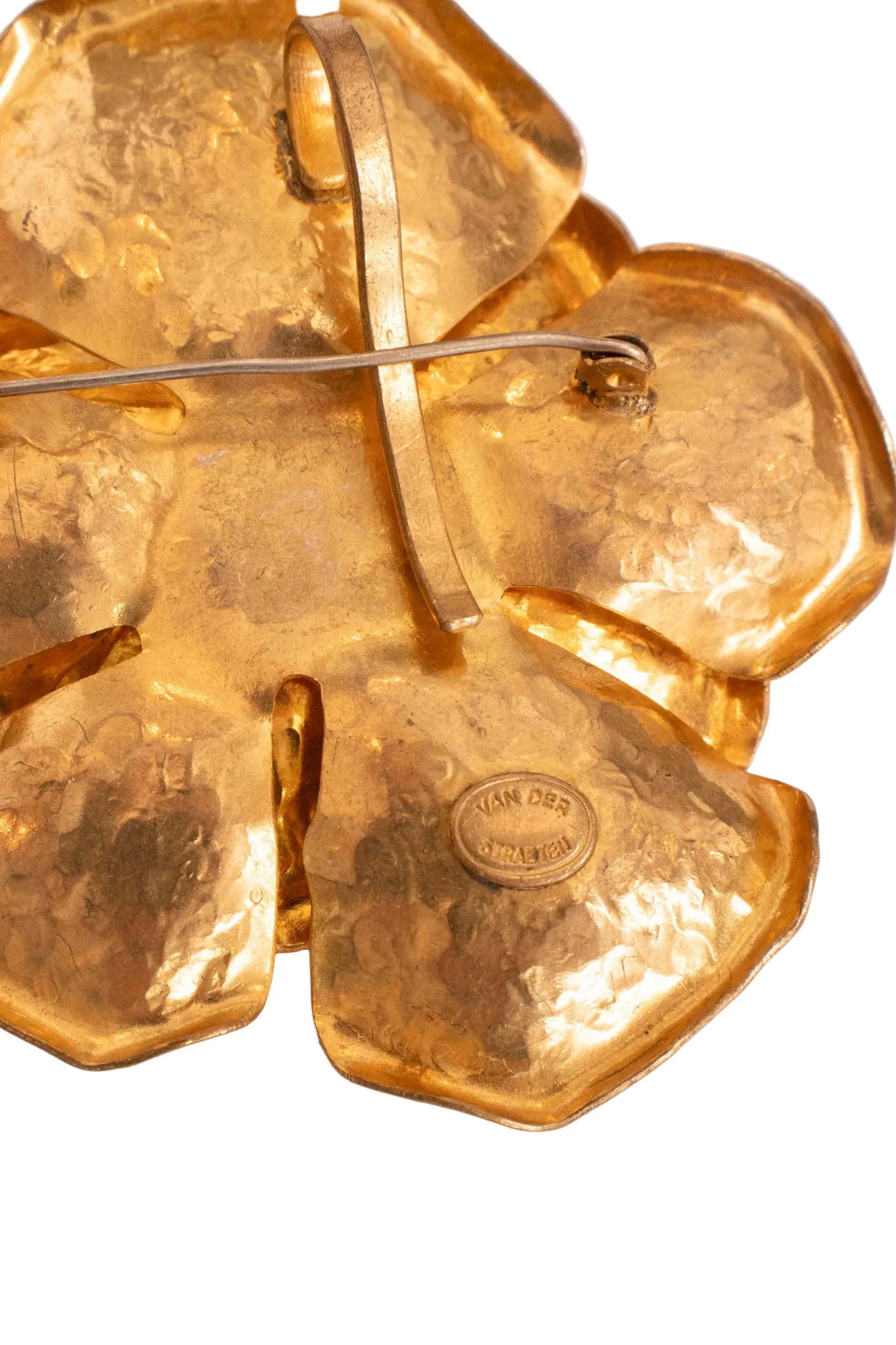 Van Der Straeten Flower Brooch - Image 6