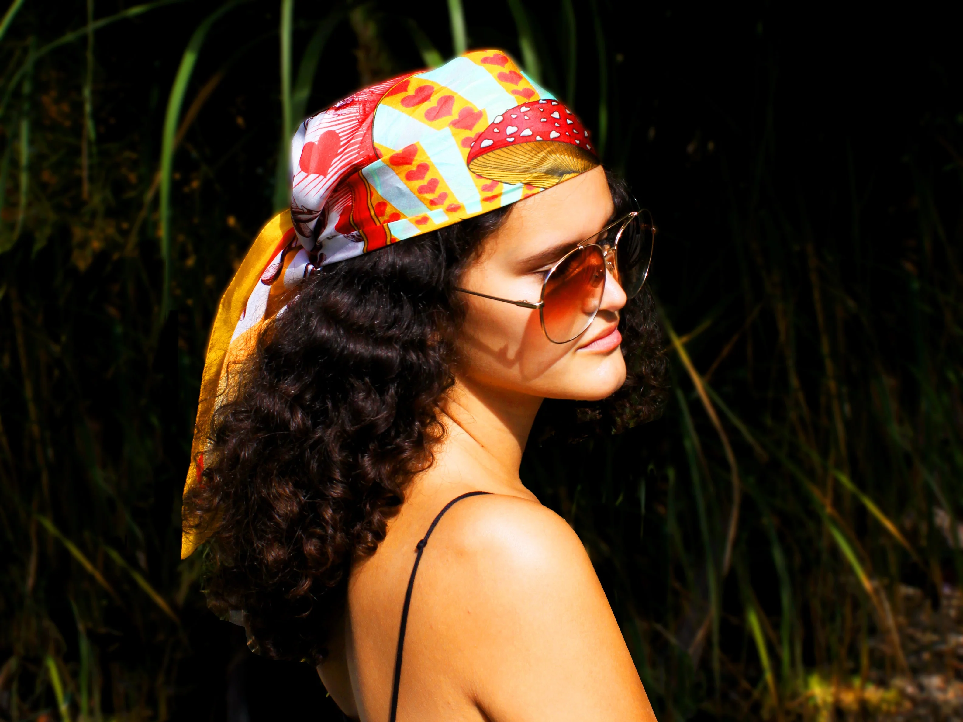 Venice Beach Large Silk Scarf - Image 15