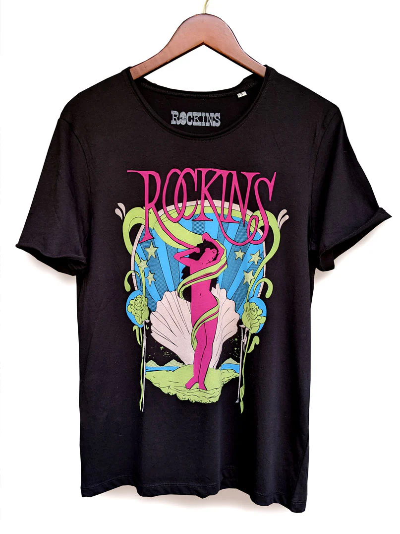 'Venus' Unisex T-Shirt - Black - Image 5