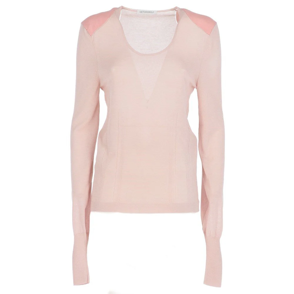 Viktor & Rolf Pink Silk Sweater - 2010s - Image 229