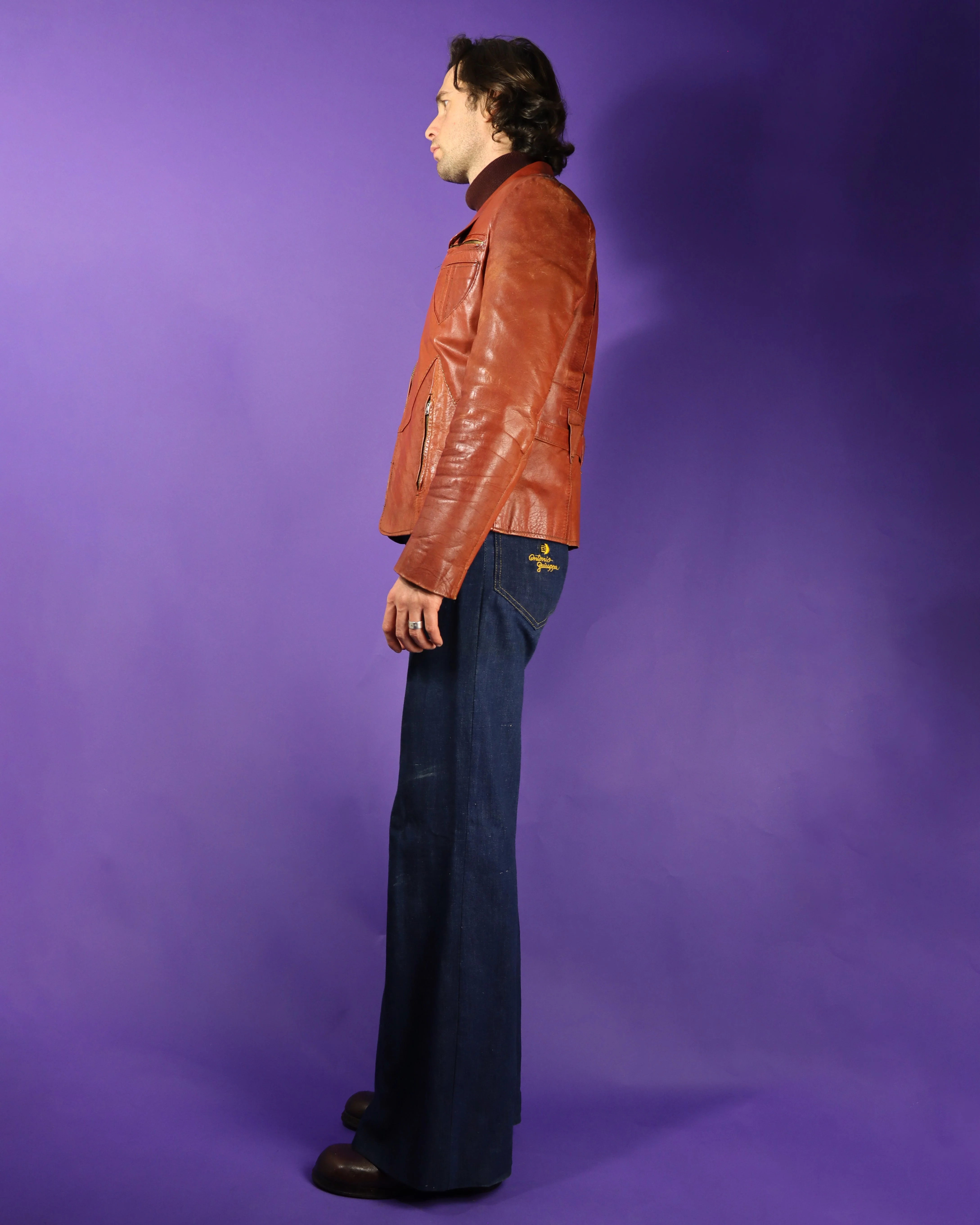 Vintage 1970s Chess King Leather Jacket - Image 34