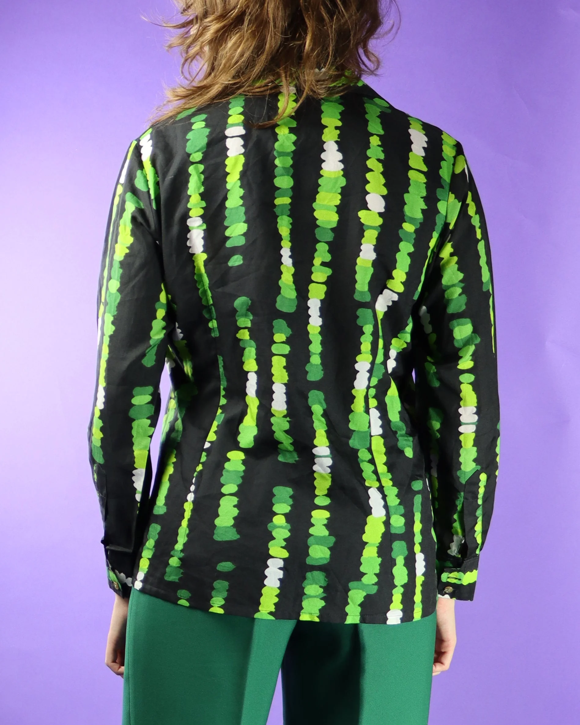 Vintage 1970s Dagger Collar Shirt - Image 104