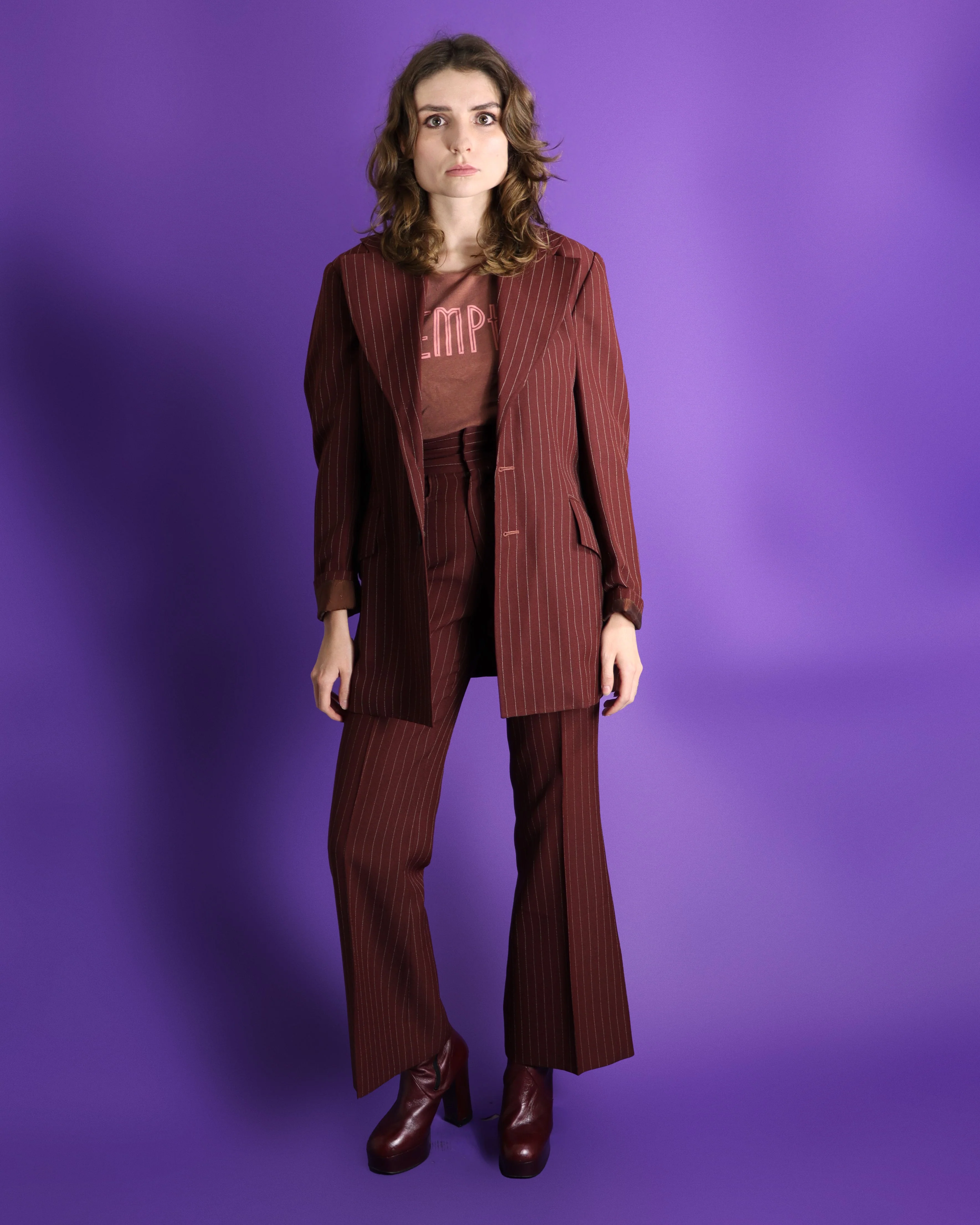 Vintage 1970s Pinstripe Suit - Image 162