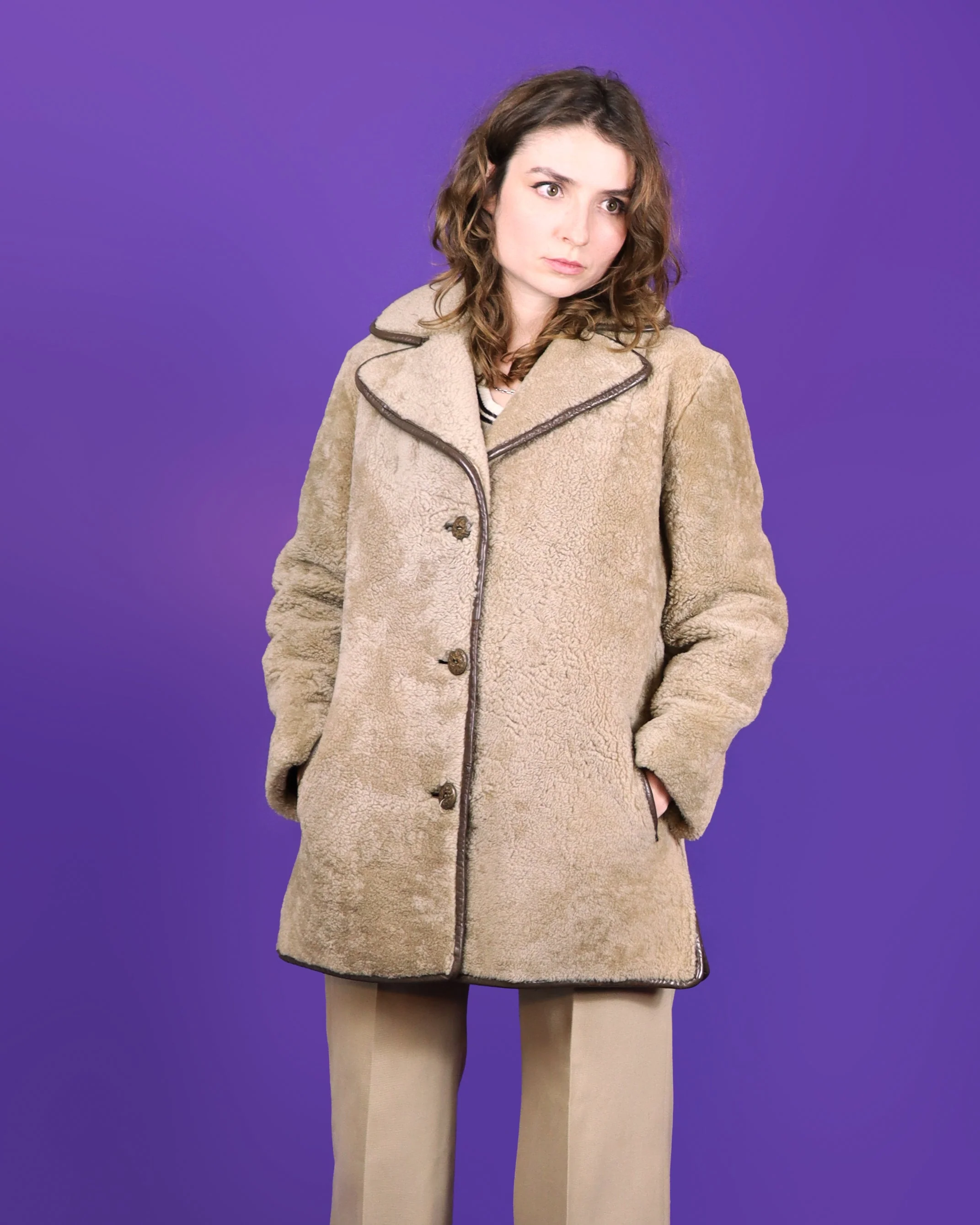 Vintage 1970s Sheepskin Coat - Image 242