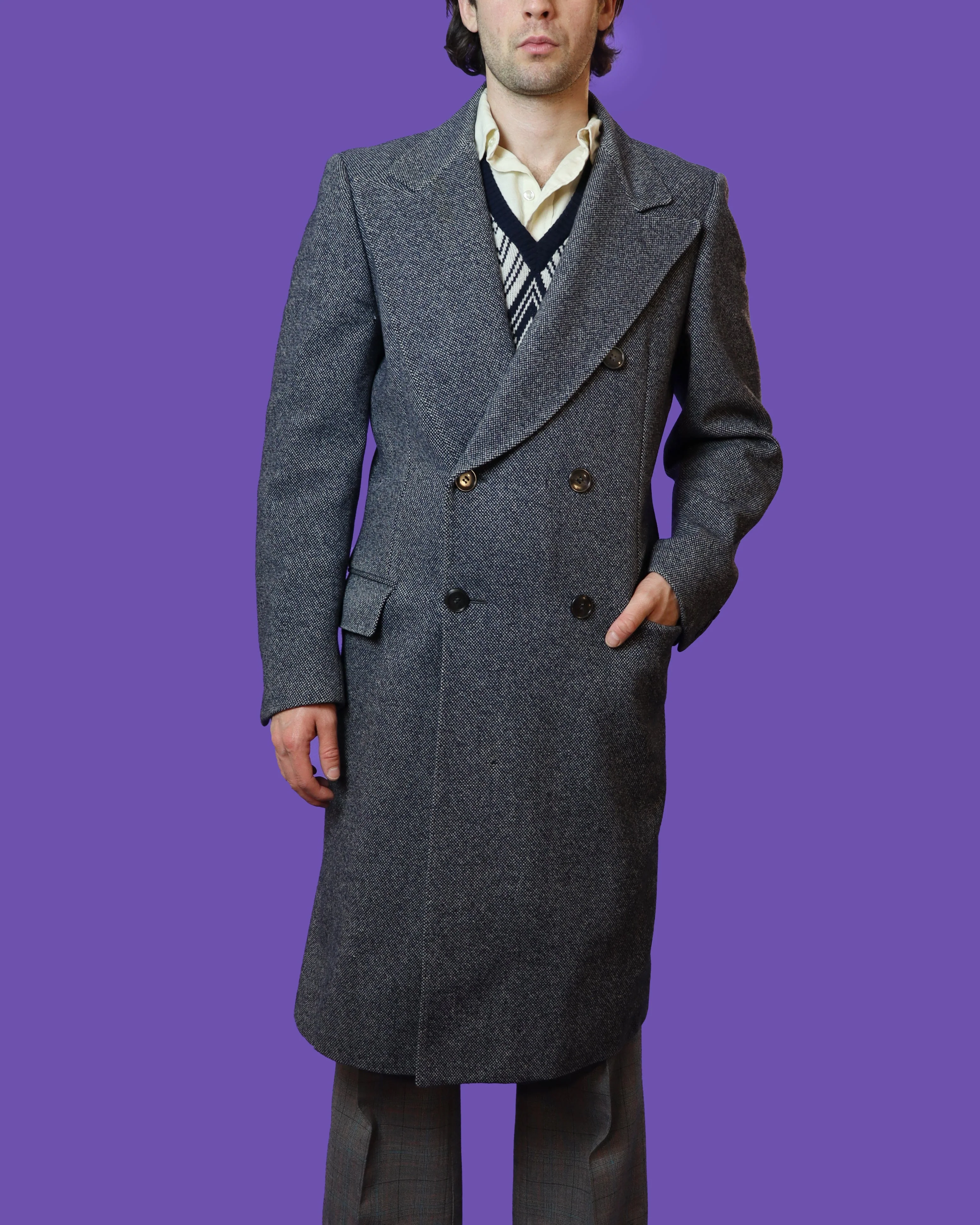 Vintage 1970s Tailored Coat - Image 3