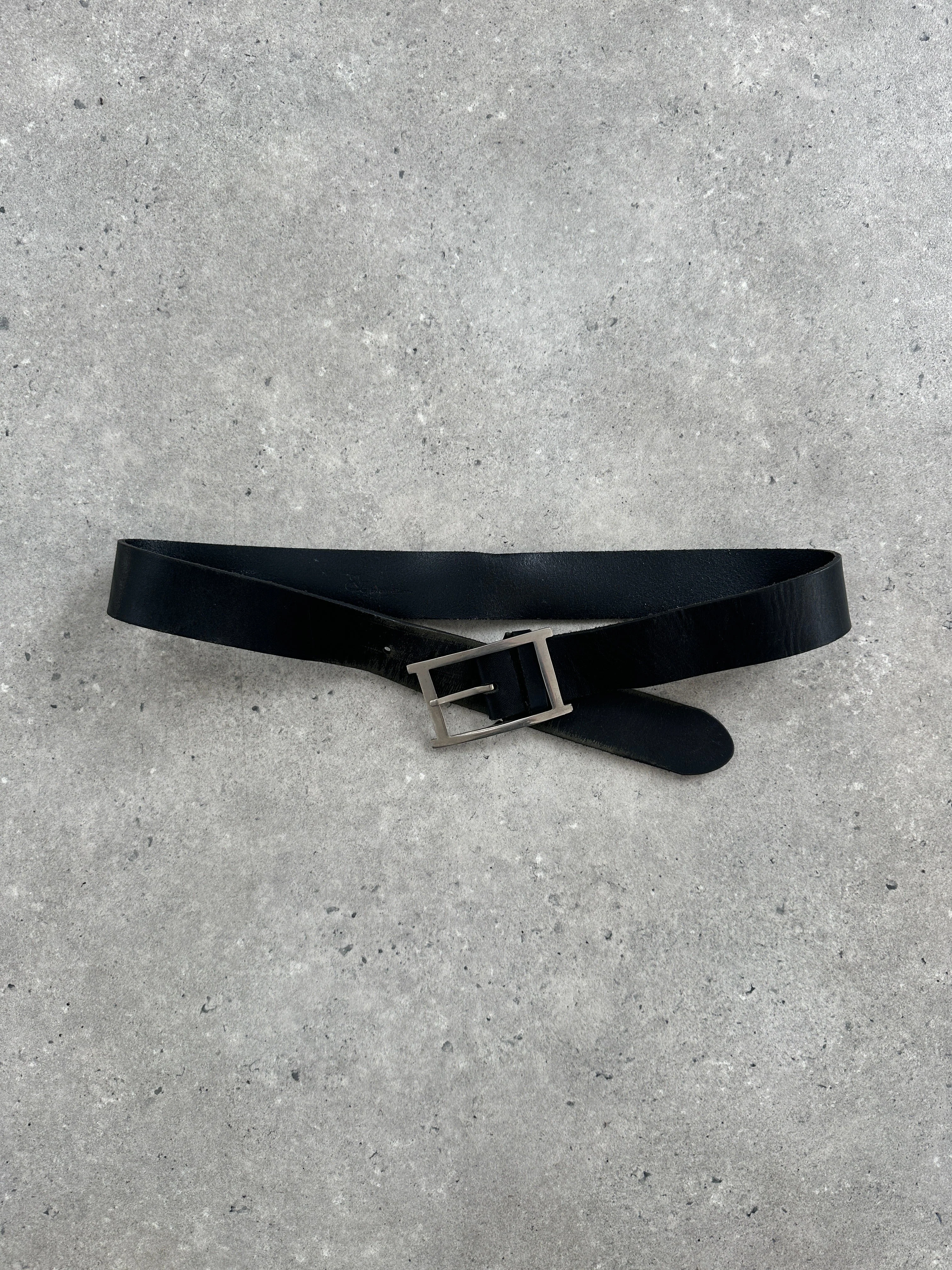Vintage 2000s Chrome Leather Belt - 30-34” - Image 8