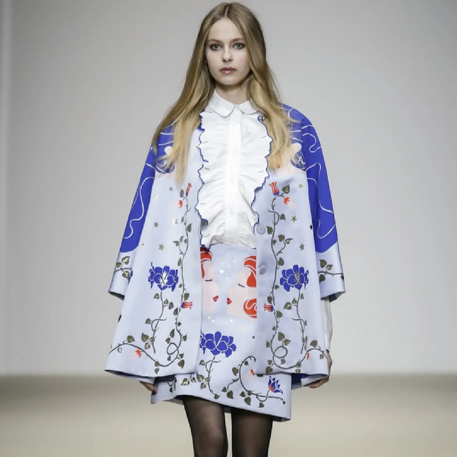 Vivetta Blue Floral Jacket and Skirt Set - '20s - Image 21