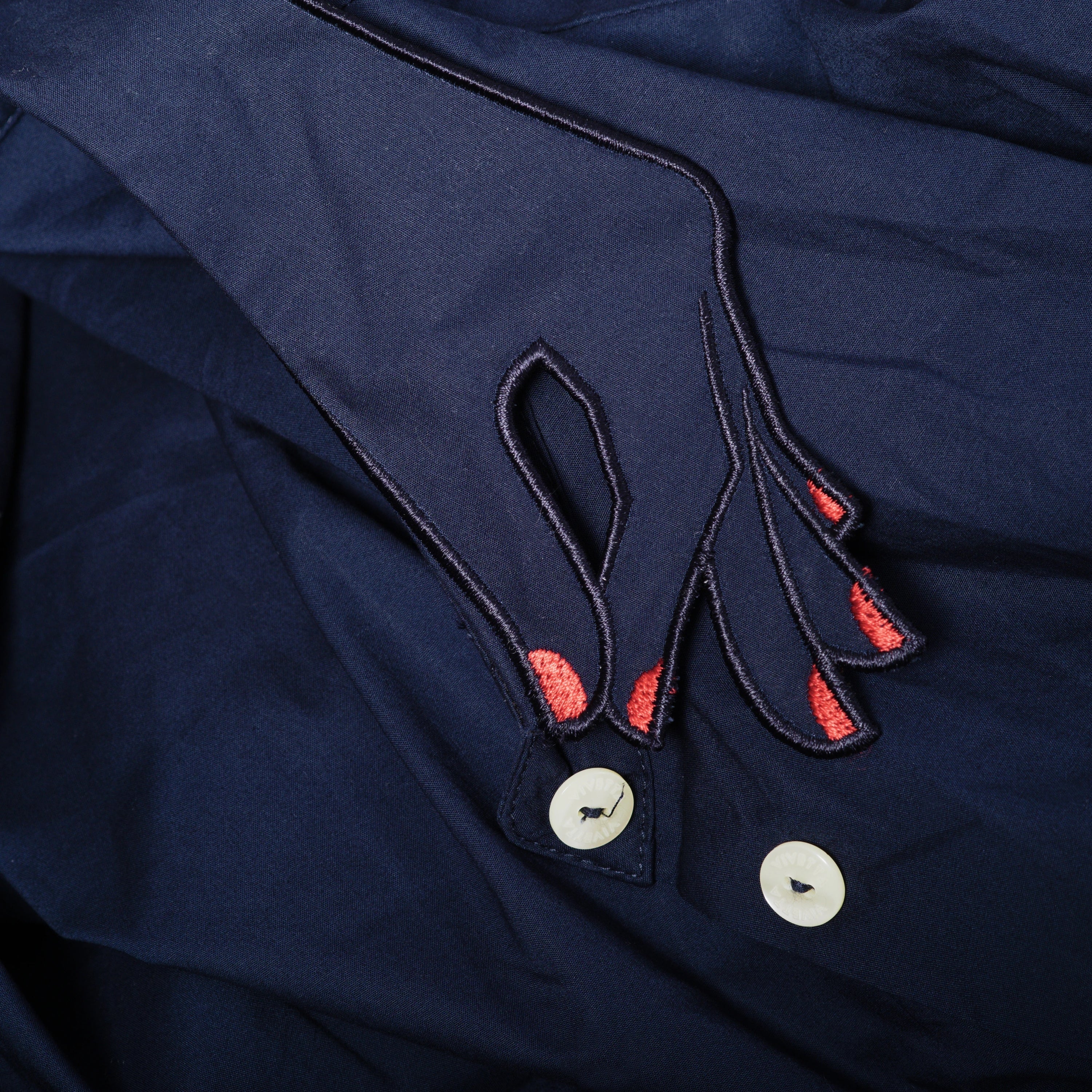 Vivetta Navy Blue Long-Sleeve Dress - '10s - Image 25