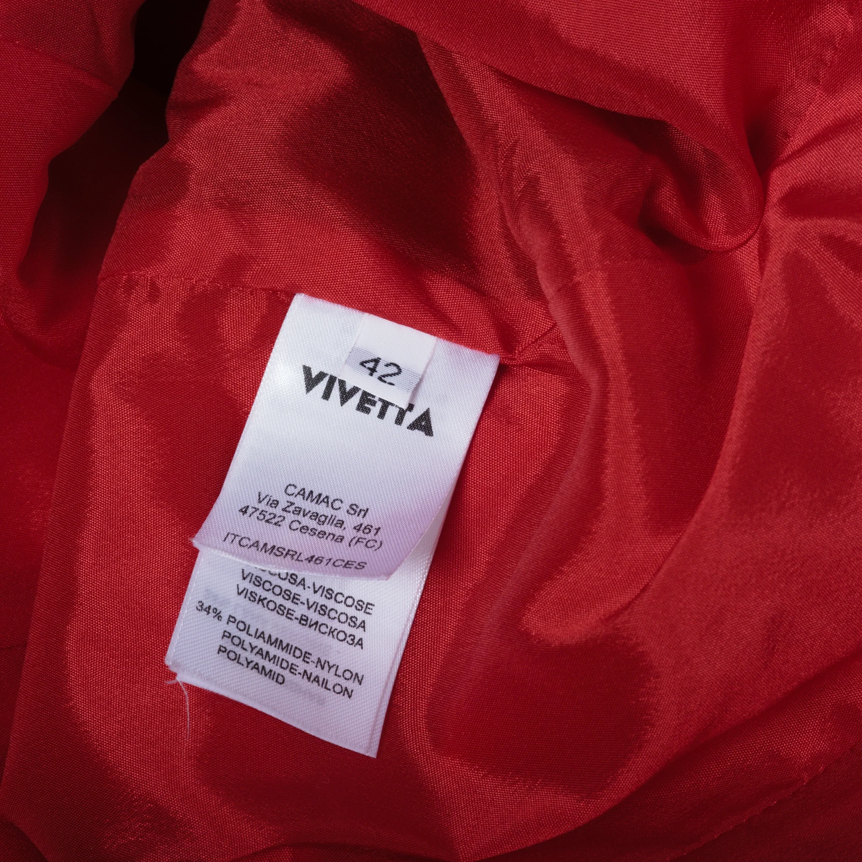Vivetta Red Mini Dress with Decorative Details - '10s - Image 12