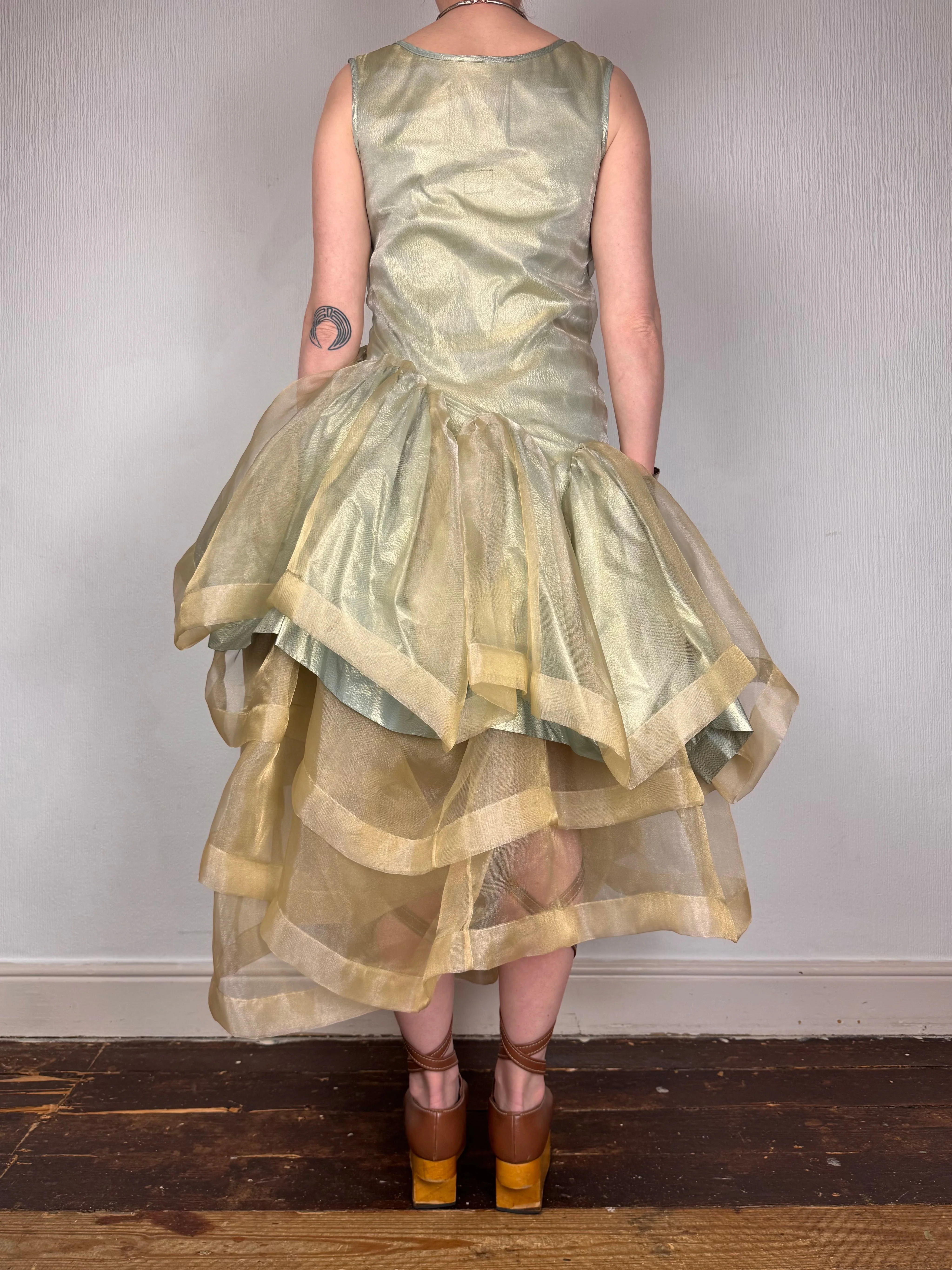 Vivienne Westwood F/W 2012 Queen’s Jubilee Capsule Collection Gold Label lamé organza gown - Image 18