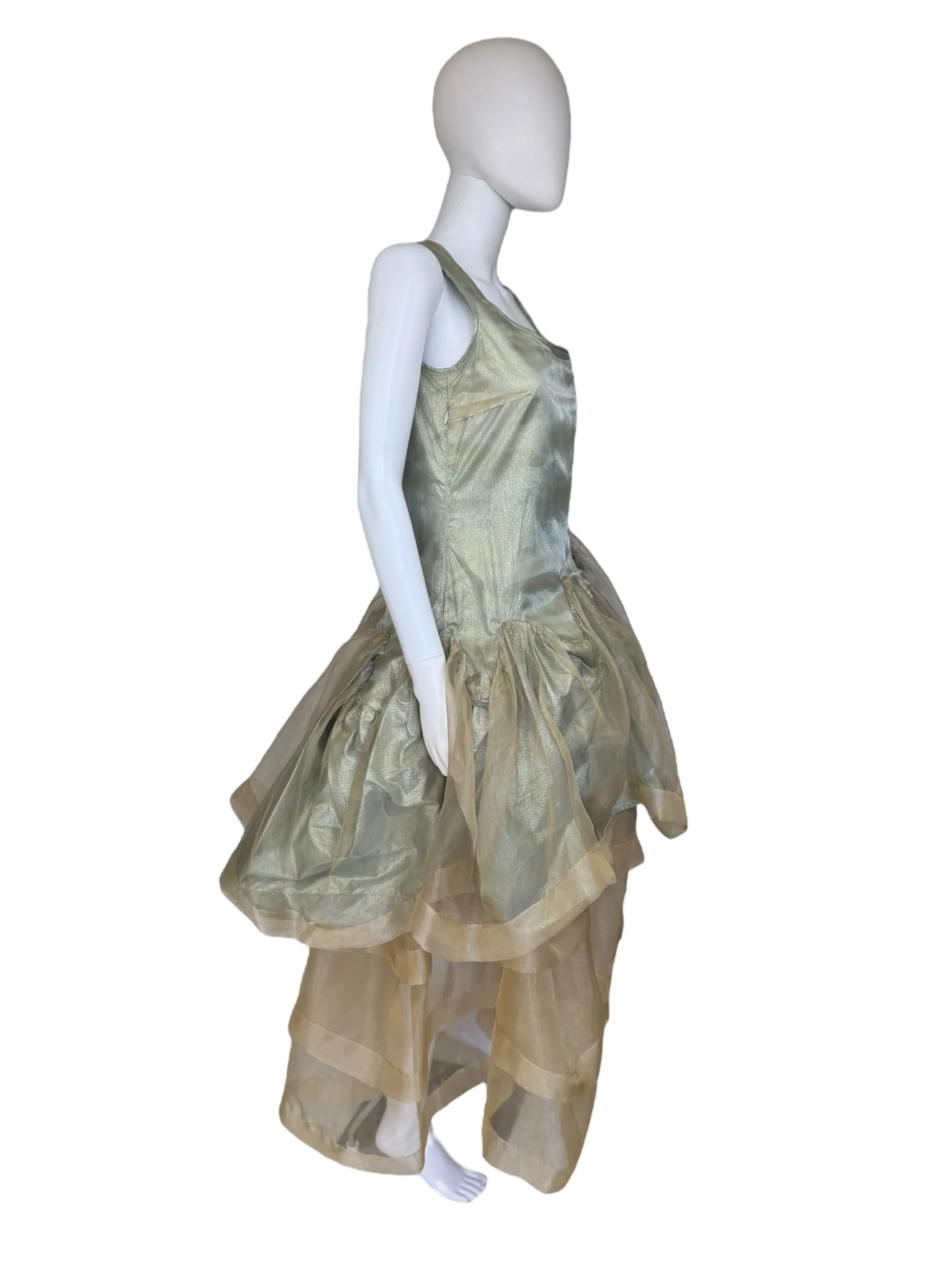 Vivienne Westwood F/W 2012 Queen’s Jubilee Capsule Collection Gold Label lamé organza gown - Image 22