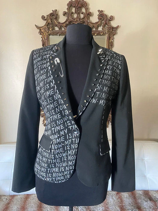 Women’s Punk Suit Jacket – My Time Is Now – Size M - 8 - Image 11