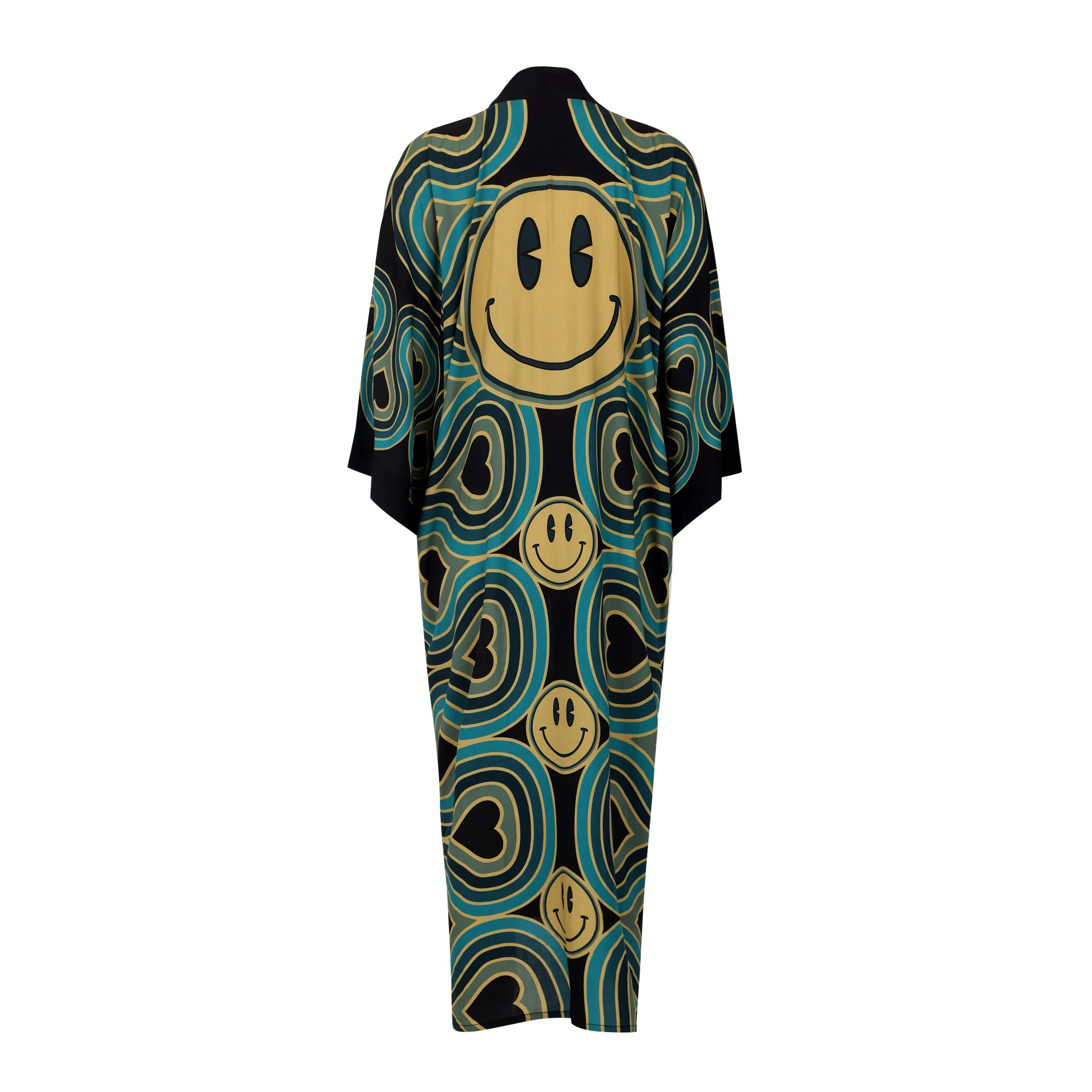 Wonderlust Smiley Duster Robe Blue - Image 28
