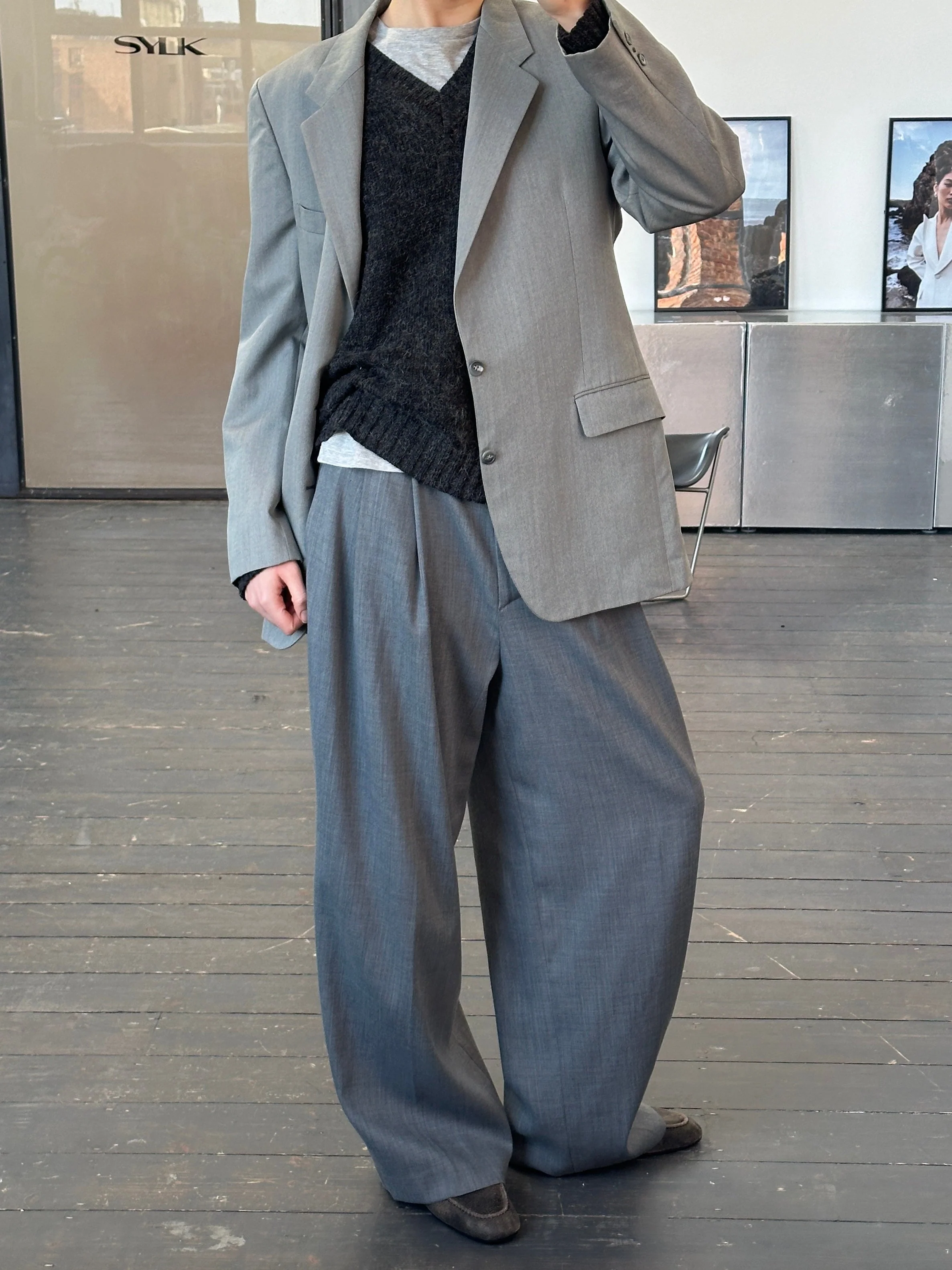 Yves Saint Laurent 1990s Pure Wool Single Breasted Blazer - 40R/L - Image 17