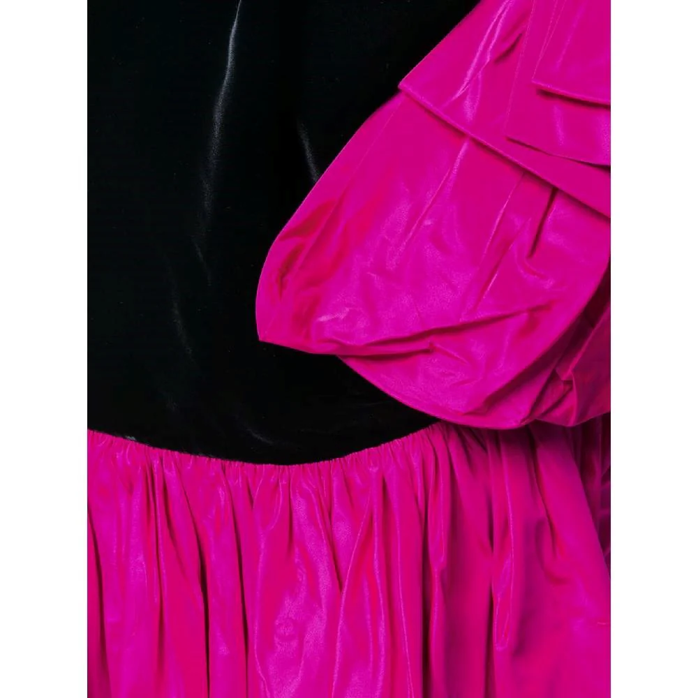 Yves Saint Laurent Black and Fuchsia Skirt - '80s - Image 35