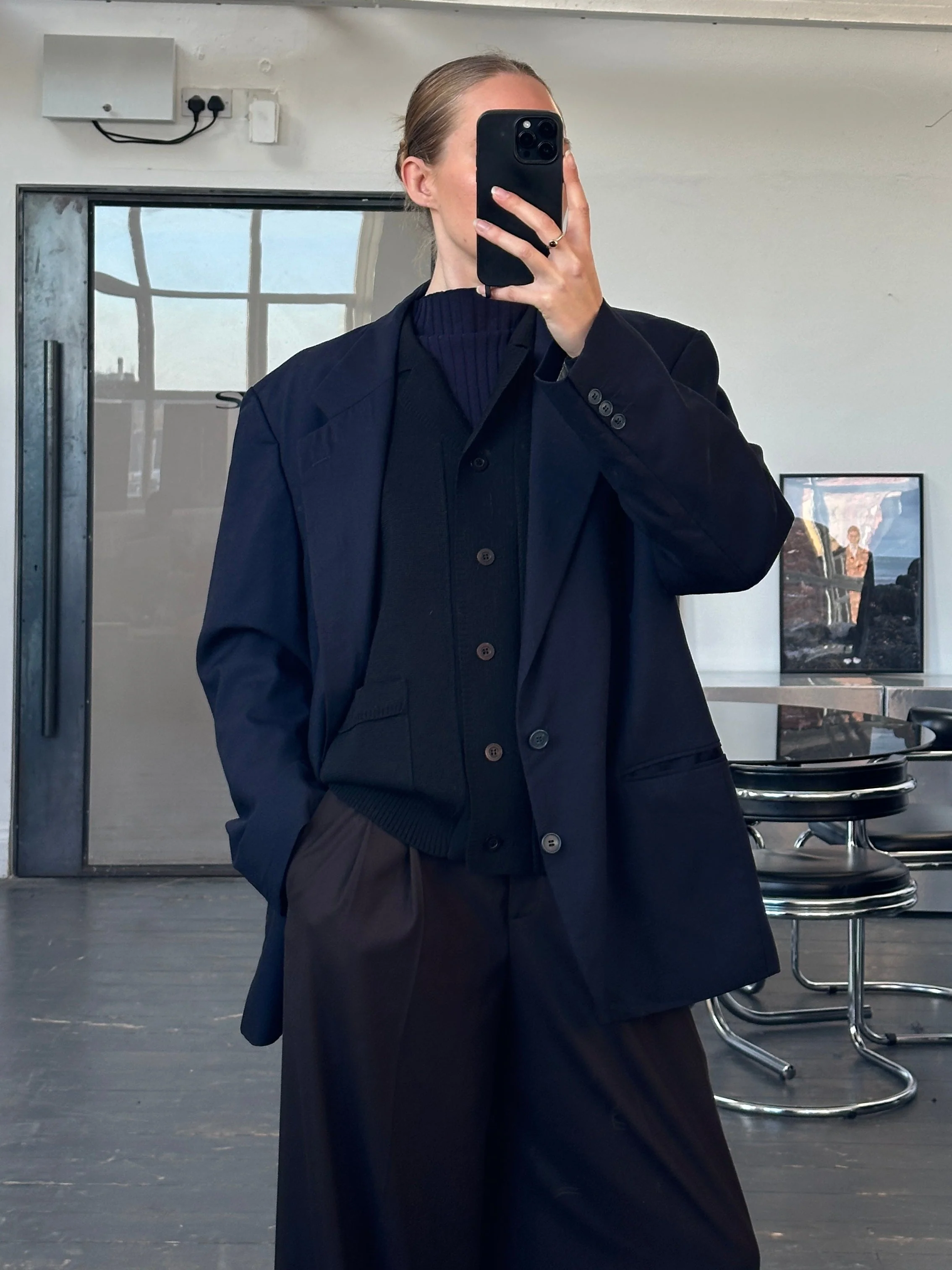 Yves Saint Laurent Menswear 1990s Pure Wool Single Breasted Blazer - 44R/XL - Image 12