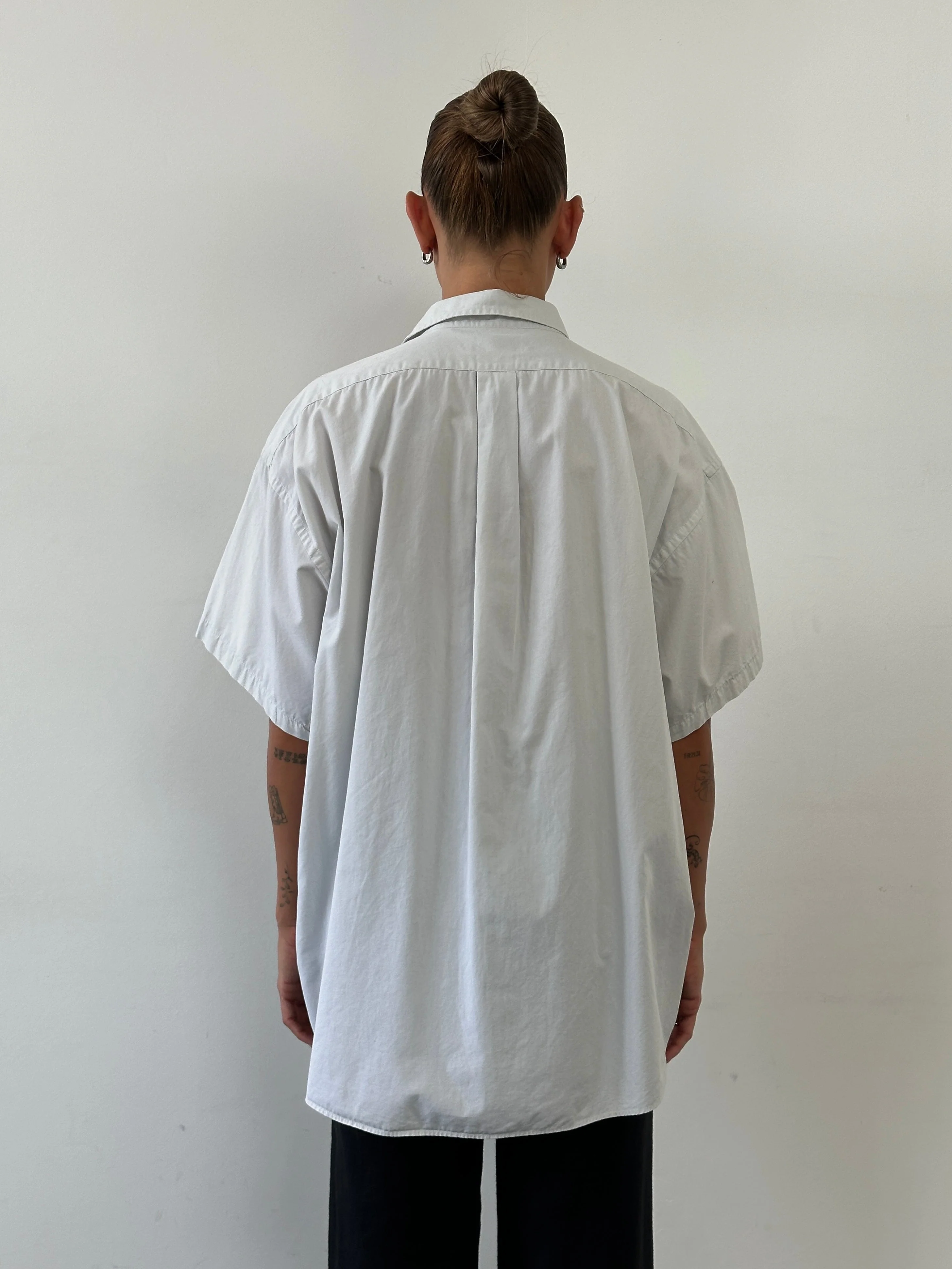 Yves Saint Laurent Pure Cotton Short Sleeve Logo Shirt - XXL - Image 4