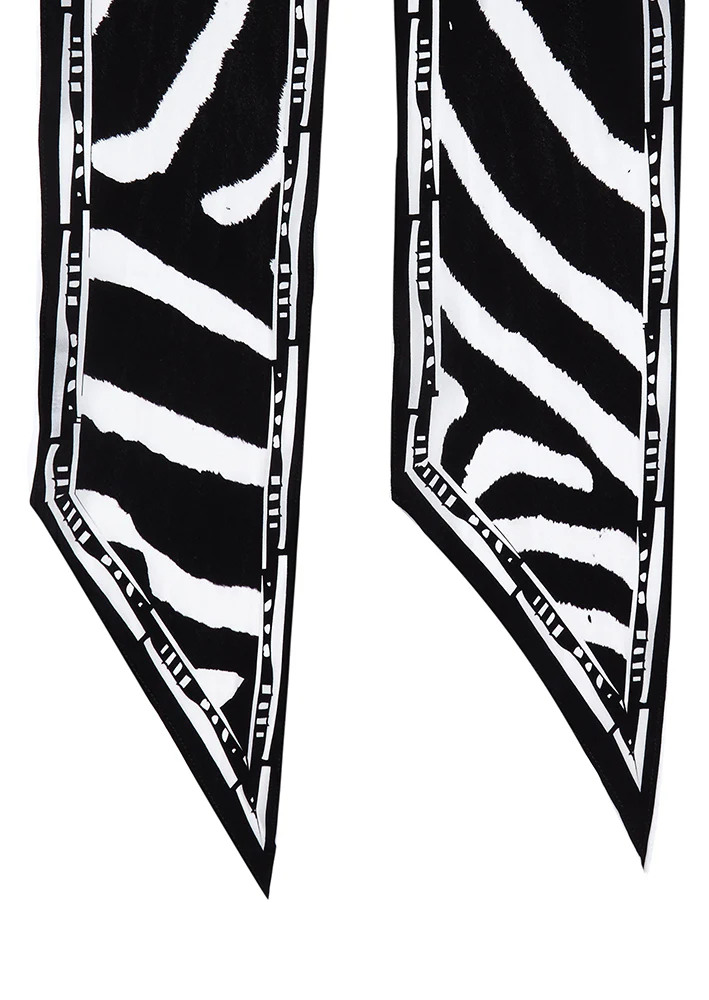 Zebra Classic Skinny Scarf - Image 3